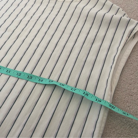 WILFRED Nori Striped Boxy Mini Shift Dress/Tunic - Picture 7 of 8